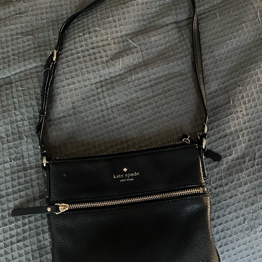 Kate Spade Sleek Black Crossbody Bag